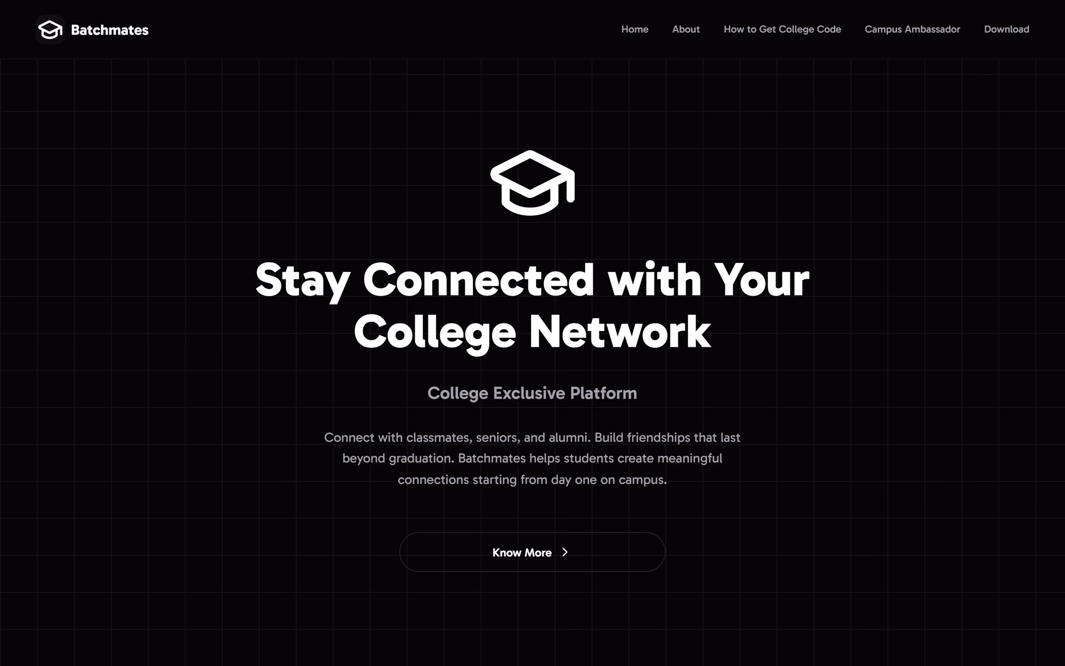 Batchmates — live site